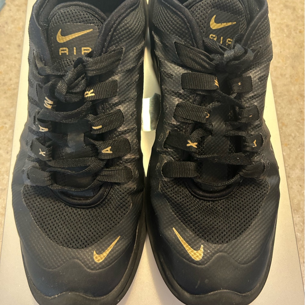Nike Black and Gold Athletic Shoes